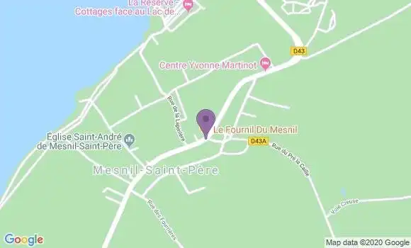 Localisation Mesnil St Pere Ap Ap - 10140