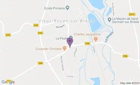 Localisation Vieux Rouen sur Bresle Bp - 76390