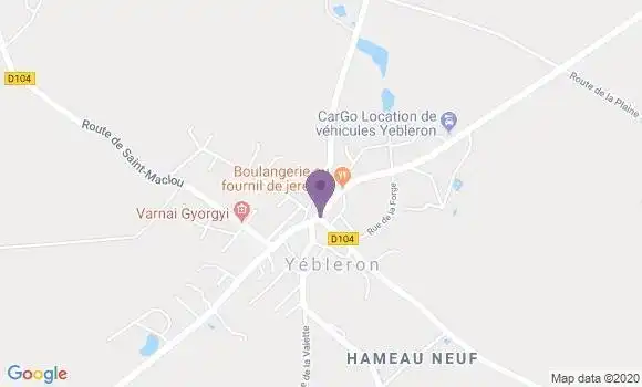 Localisation Yebleron Ap - 76640