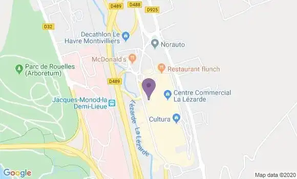 Localisation Montivilliers Bp - 76290