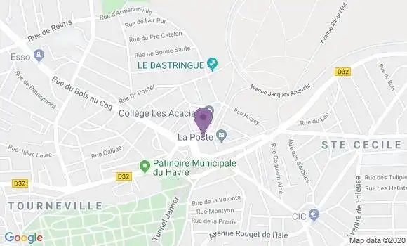 Localisation Le Havre Frileuse Bp - 76600