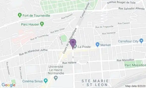 Localisation Le Havre Rond Point - 76600