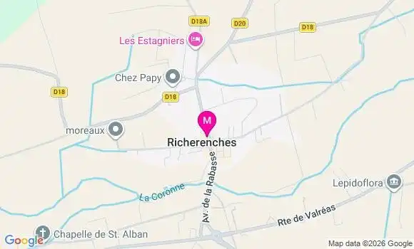 Localisation Richerenches - 84600