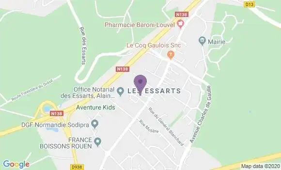 Localisation Les Essarts Ap - 76530