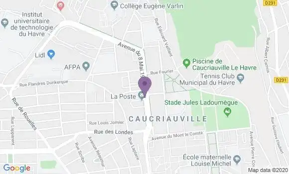 Localisation Le Havre Caucriauville - 76610