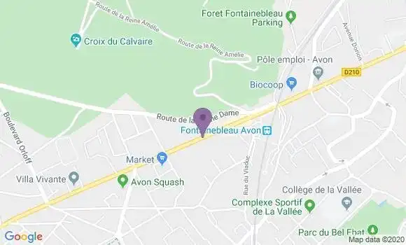Localisation Avon - 77210