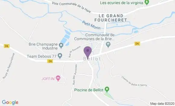 Localisation Bellot Ap - 77510