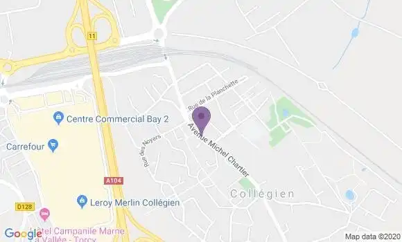 Localisation Collegien Bp - 77090