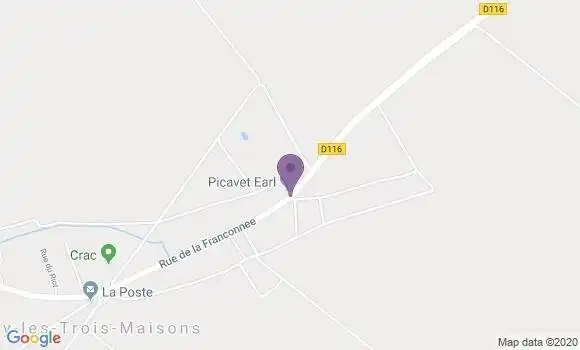 Localisation Ossey les Trois Maisons Ap - 10100