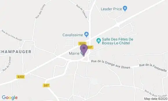Localisation Boissy le Chatel Bp - 77169