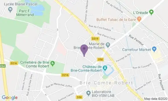 Localisation Brie Comte Robert - 77170