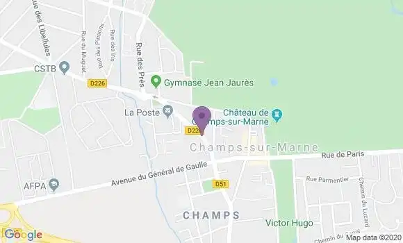 Localisation Champs sur Marne - 77420
