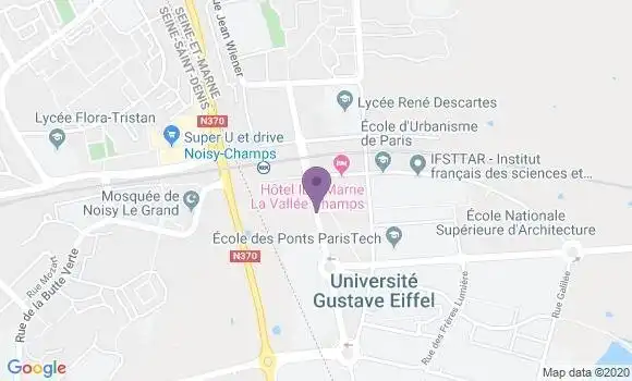 Localisation Champs sur Marne Descartes Bp - 77420