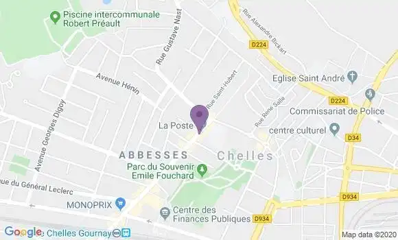 Localisation Chelles Principal - 77500