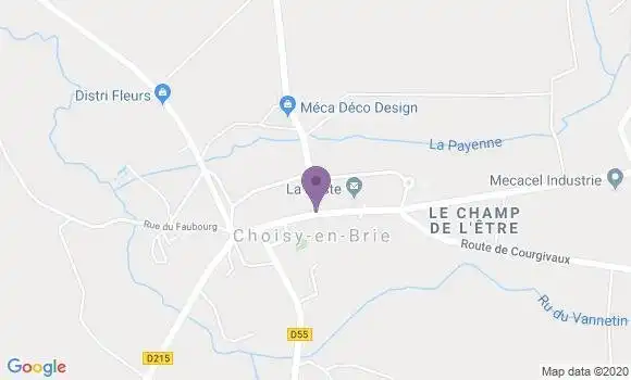 Localisation Choisy En Brie Bp - 77320