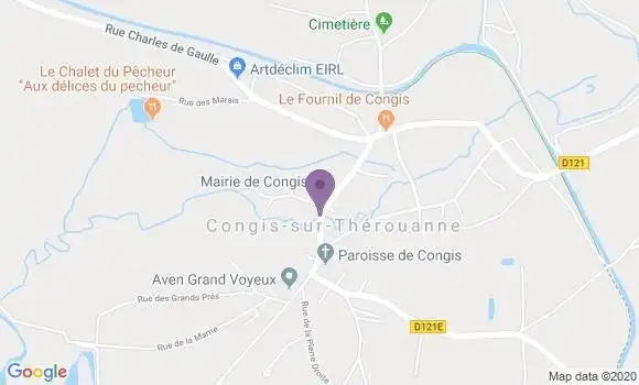 Localisation Congis sur Therouanne Bp - 77440