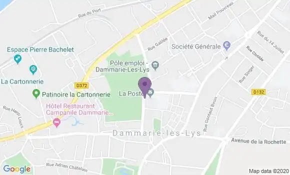 Localisation Dammarie les Lys - 77190