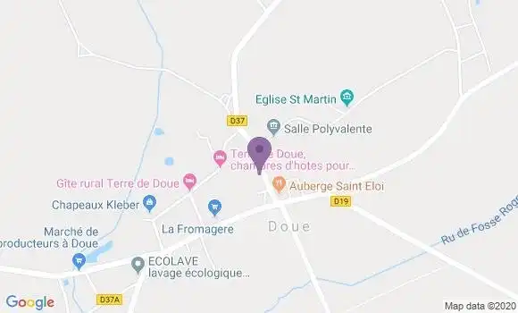 Localisation Doue Ap - 77510
