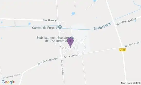 Localisation Echouboulains Ap - 77830