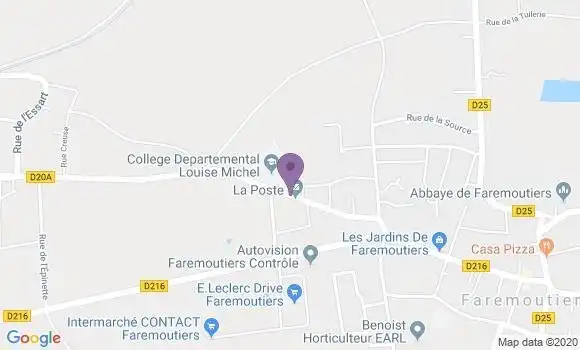 Localisation Faremoutiers - 77515