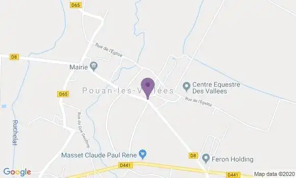 Localisation Pouan les Vallees Ap - 10700