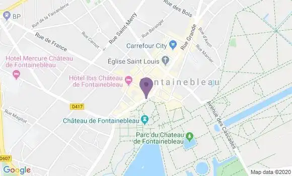 Localisation Fontainebleau - 77300