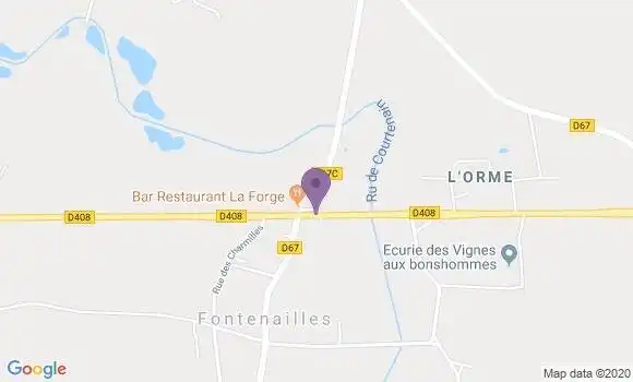 Localisation Fontenailles - 77370