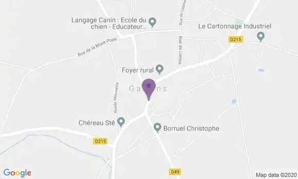 Localisation Gastins Ap - 77370