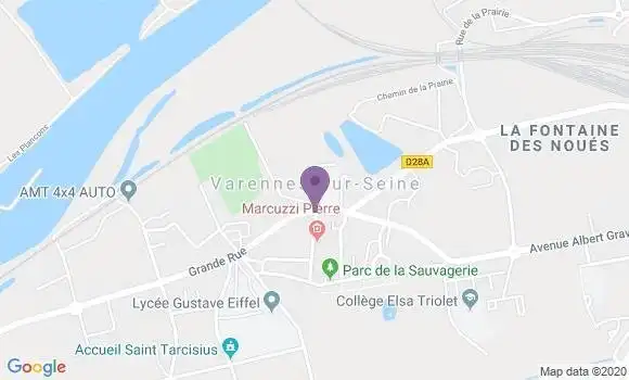 Localisation La Grande Paroisse Bp - 77130