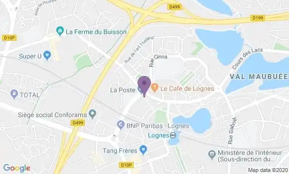 Localisation Lognes - 77185