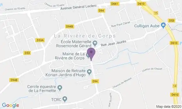 Localisation La Riviere de Corps Bp - 10440