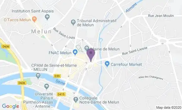 Localisation Melun Rp - 77000