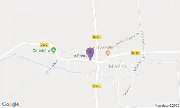Localisation Messy Bp - 77410