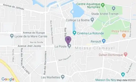 Localisation Moissy Cramayel - 77550