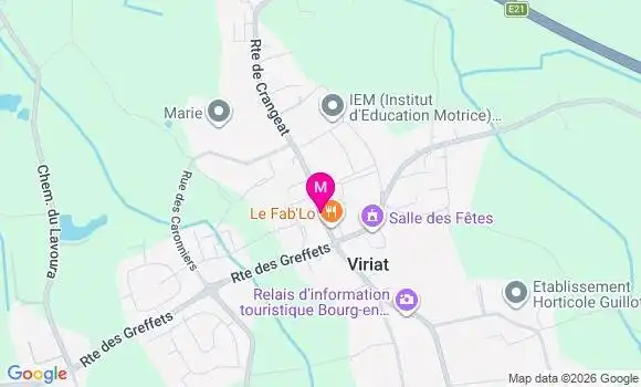 Localisation Viriat - 01440