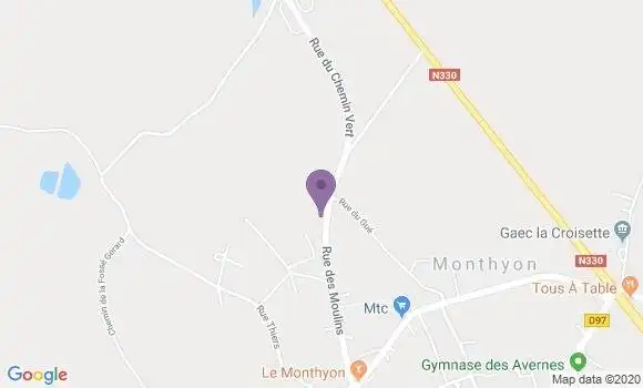 Localisation Monthyon Bp - 77122