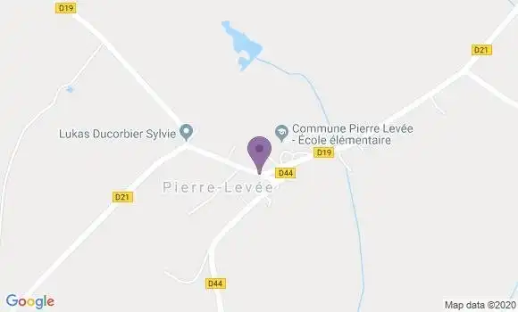 Localisation Pierre Levee Ap - 77580