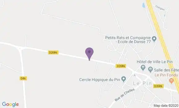 Localisation Le Pin Bp - 77181