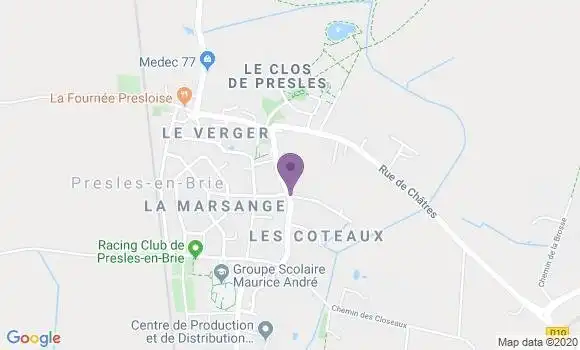 Localisation Presles En Brie Ap - 77220