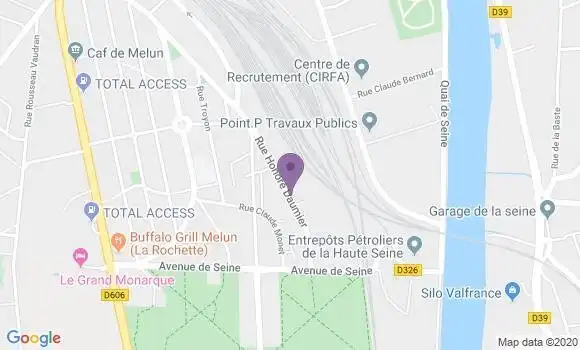 Localisation La Rochette Bp - 77000