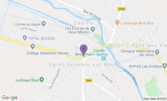 Localisation Saint Germain sur Morin Ap - 77860