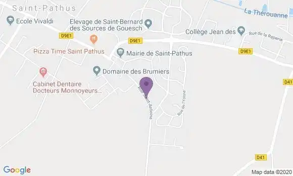 Localisation Saint Pathus Bp - 77178