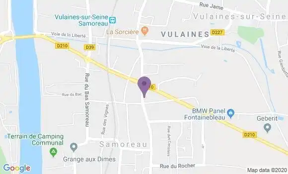 Localisation Samoreau Ap - 77210
