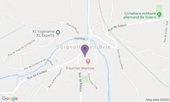 Localisation Soignolles En Brie Bp - 77111