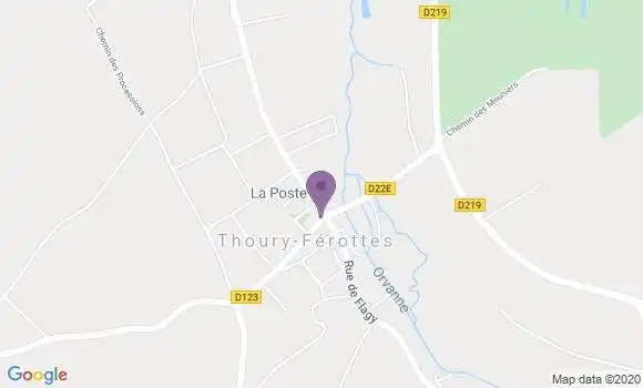 Localisation Thoury Ferottes Ap - 77940