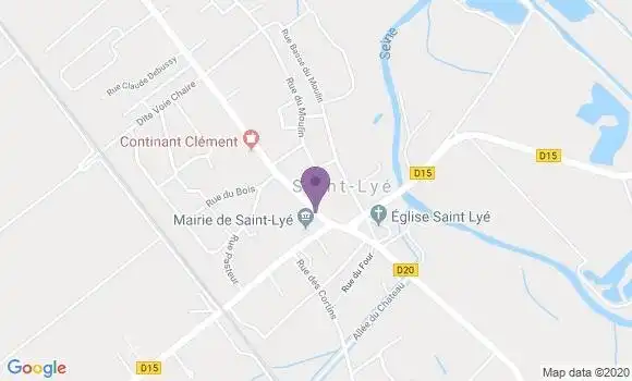 Localisation Saint Lye Bp - 10180