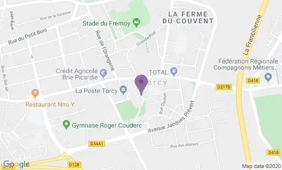 Localisation Torcy - 77200