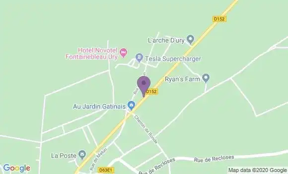 Localisation Ury Bp - 77760