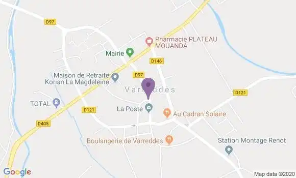 Localisation Varreddes Bp - 77910