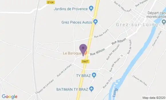 Localisation Villiers sous Griez Ap - 77760